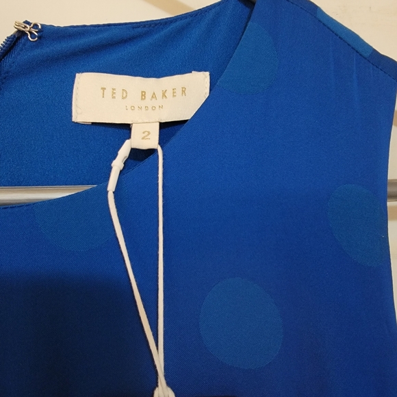 NWT Ted Baker Innabel A-line Belted Midi Dress,  TB Size 2, US Size 4-6. - Picture 4 of 6